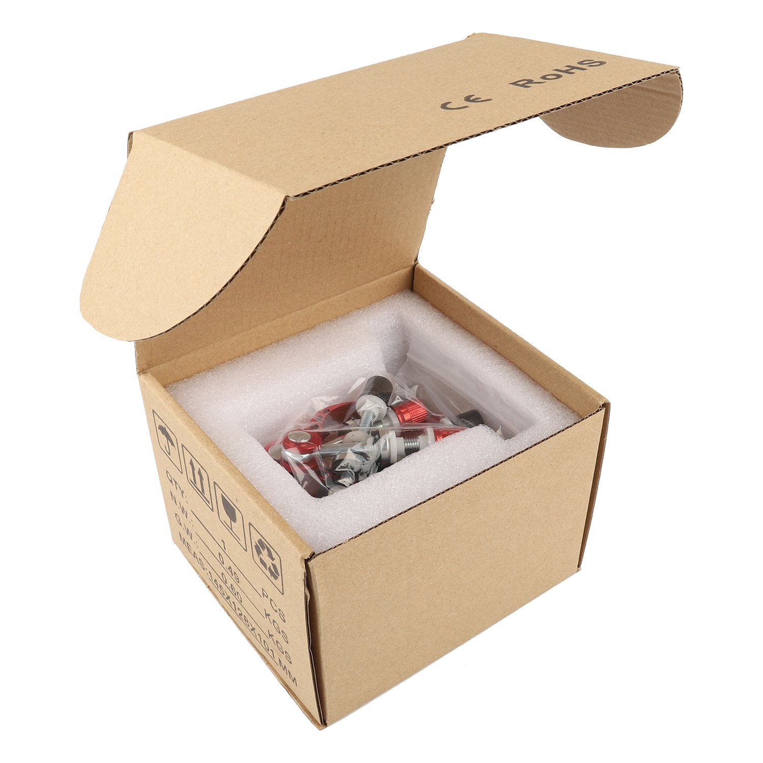 Clemă pliere roșie pentru Zero 8X, 10X, 11X, Speedual și Dualtron DT3