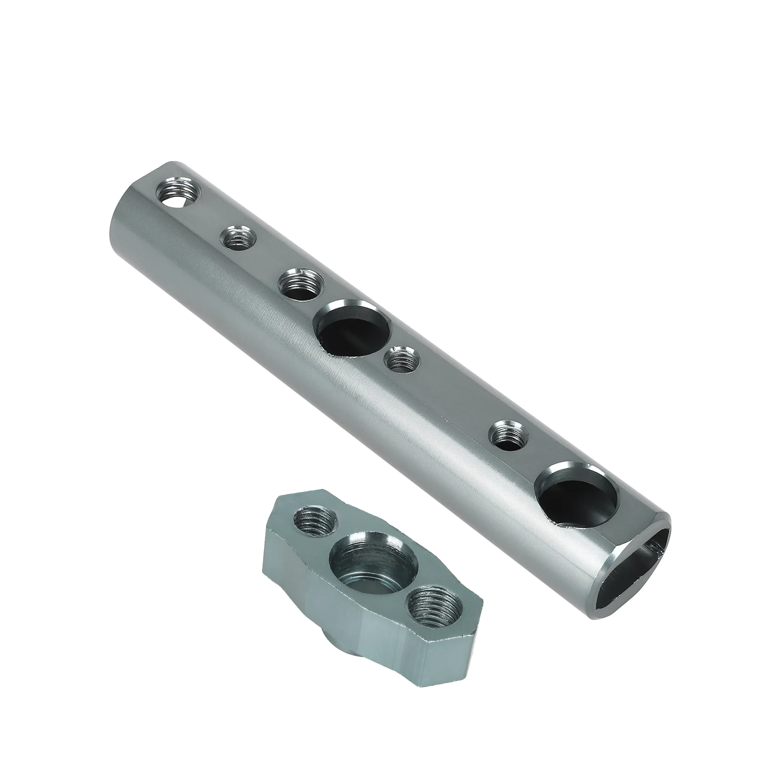 Tub de extensie multifuncțional din aliaj de aluminiu, culoare titan