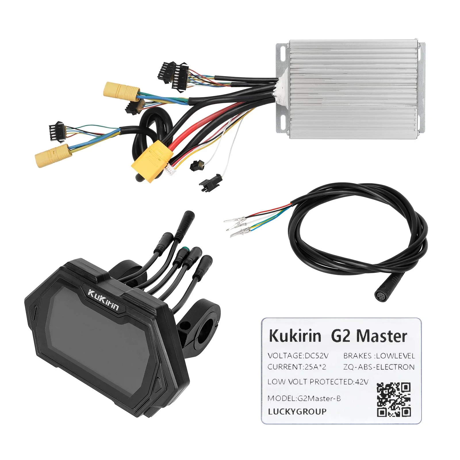 Set controler 52V 25A, afișaj FEIMI-3 și set de cabluri cu 6 găuri, pentru Kukirin G2