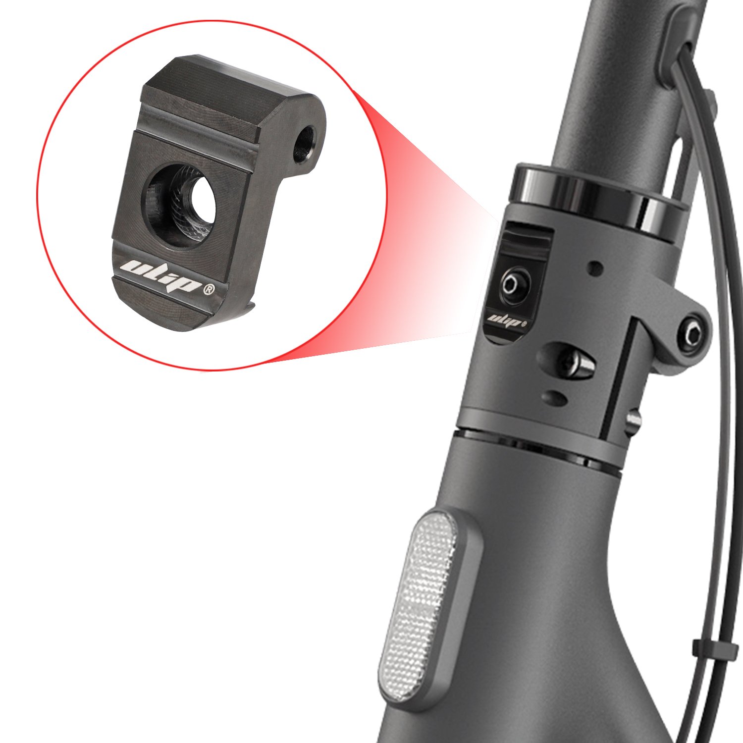 Cârlig de pliere din oțel inoxidabil negru, pentru Xiaomi M365, Pro, Pro2, 1S, Ulip