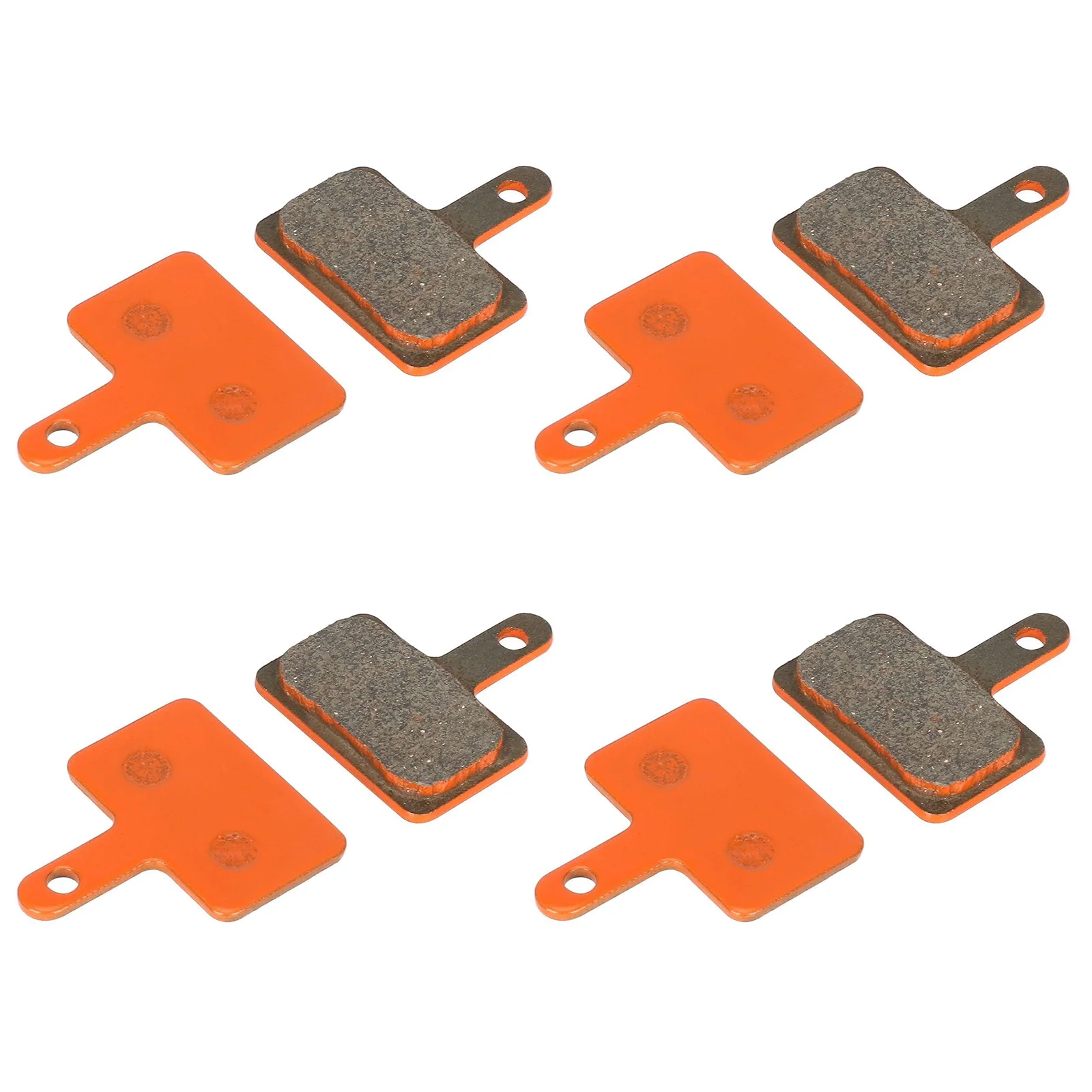 Plăcuțe de frână portocalii cu metal integral, pentru ZOOM, myBESTbike, 4 perechi